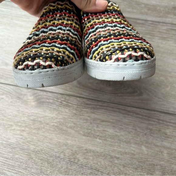 Hispanitas Woven Leatherette Wedge Loafer Made in Spain - Picture 5 of 15